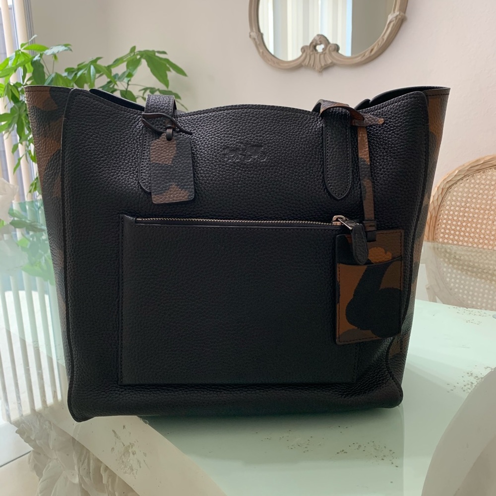 Coach Leather Unisex HandBag